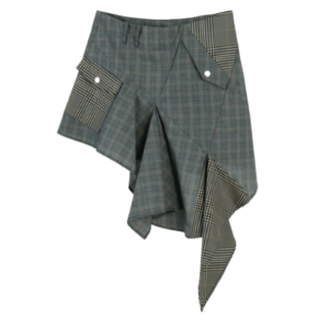 RAVE REVIEW NOA Checked Skirt