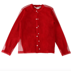 COMME des GARÇONS Tulle Layered Cardigan
