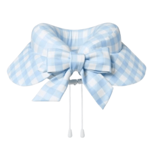 Haus Nowhere x Shushu/Tong Ribbon Neck Pillow 2 Blue Check