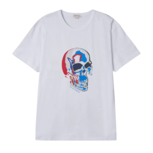 Alexander McQueen Solarized Skull T-Shirt - White