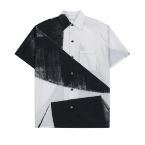 Alexander McQueen Printed Shirt - White/Black