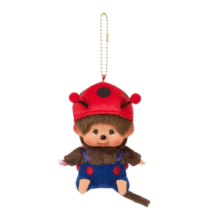 Monchhichi Bighead SS Ladybug Key Chain Multi