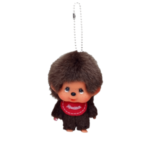 Monchhichi Bighead SS Boy Key Chain Brown