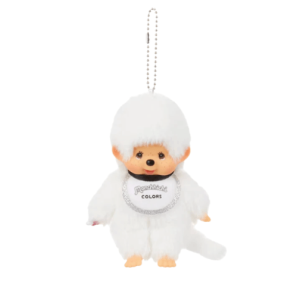Monchhichi Colors Key Chain White