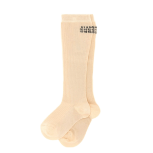 MM6 Maison Margiela Beige Socks         
