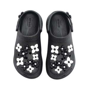 (W) Crocs x SMFK Classic Bae Clog Black Glitter