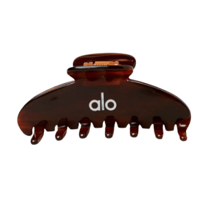 (W) Alo Yoga 90's Claw Clip Brown Tortoise