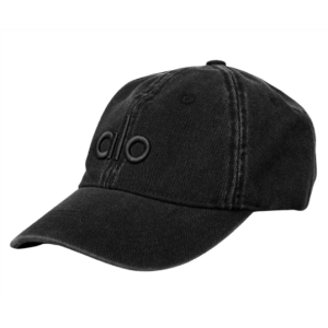 Alo Yoga Washed Off Duty Cap Vintage Black