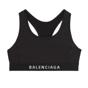 (W) Balenciaga Athletic Sporty Bra Black