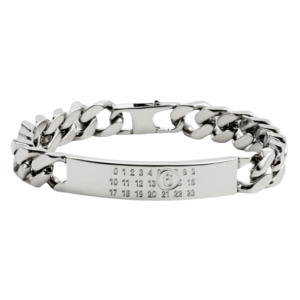 (W) MM6 Maison Margiela Classic Chain Bracelet Palladium (2025 Ver.)