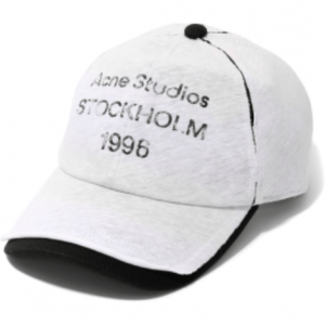 Logo Stamp Ball Cap - White