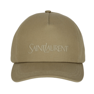 Gabardine Logo Embroidered Baseball Cap - Beige