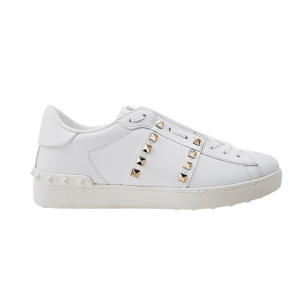 Valentino Rockstud Untitled Sneakers White