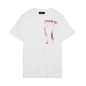 Simone Rocha Ribbon Bow Tail Print T-Shirt
