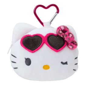 Sanrio Hello Kitty Mascot Holder with Carabiner Leopard Print