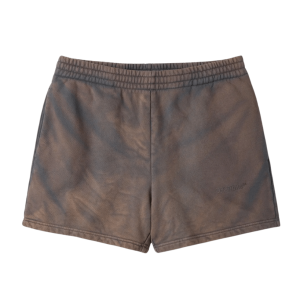 Tie-Dye Pattern Shorts - Brown