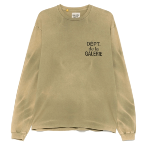 GALLERY DEPT. Logo Printing Washed Cotton Long-Sleeve