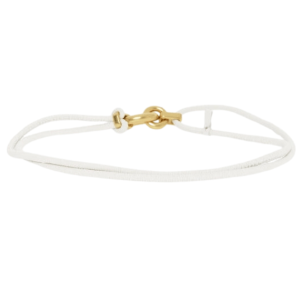 BOTTEGA VENETA Gold Buckle Double Strap Belt