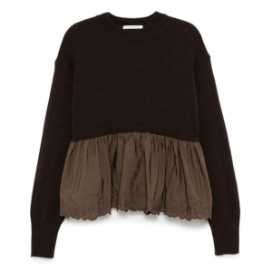 CECILIE BAHNSEN BERA Cashmere Brown Cardigan