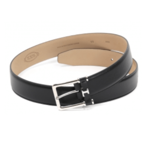 TOD’S 25FW Leather T Logo Belt 