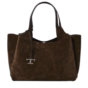 TOD’S 25FW T Timeless Suede Medium Tote Bag 