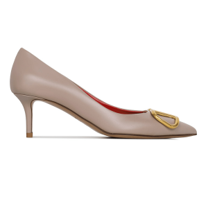 Valentino V Logo Signature Pumps Poudre
