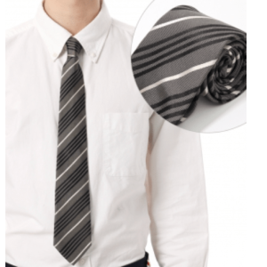 Striped tie Saint Laurent