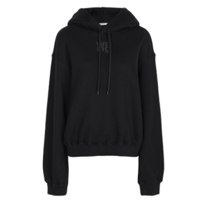 Alexander Wang Black Logo Hooded Sweatshirt 