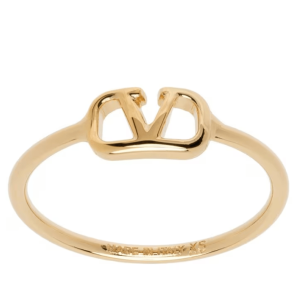VALENTINO V Logo Metal Ring