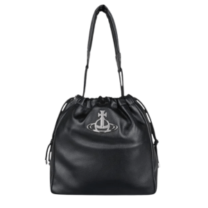 Vivienne Westwood Drawstring Shoulder Bag Black