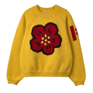 Bokeh Flower Knit - Yellow