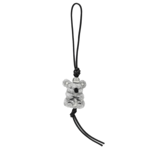 Koala charm in felt and calfskin