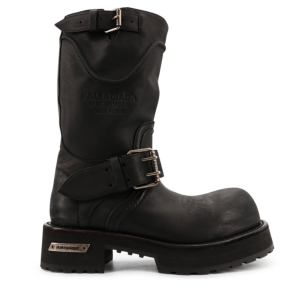 BALENCIAGA VENOM Mid-Calf Buckle Boots