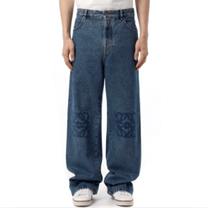 LOEWE Anagram Baggy Jeans in Denim 