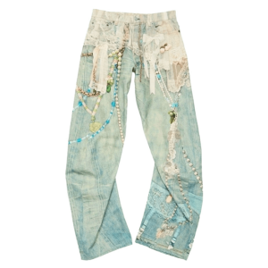 Acne Studios 2006 Green Denim Pants