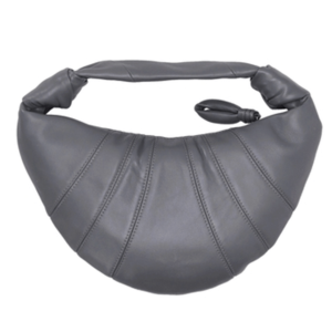 Lemaire Mini Fortune Croissant Bag Soft Nappa Leather Grey