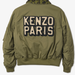 Boxy Flight Bomber Jacket – Khaki 