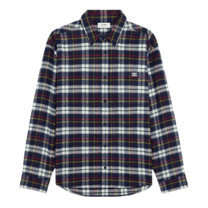 CELINE HOMME Logo-Embroidered Checked Wool-Flannel Shirt 