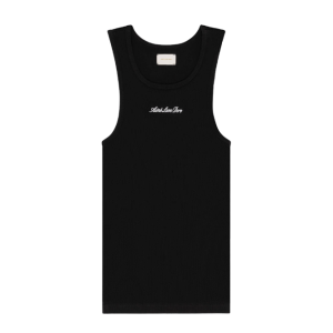Aime Leon Dore Embroidered Logo Tank Top Jet Black