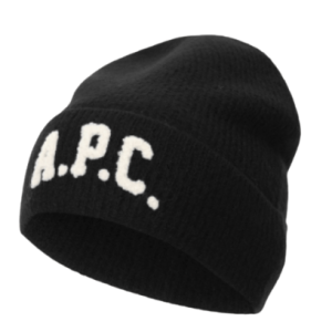 AXEL BEANIE BLACK WHITE