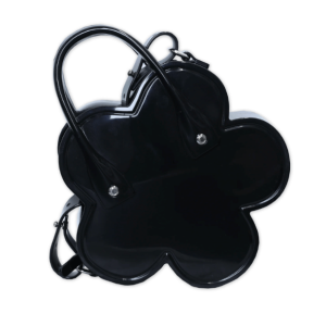 CDG GIRL  GIRL x Melissa Flower Bag Black 