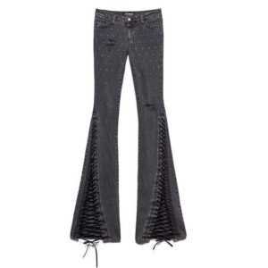 ALYSSA Studded Denim Pants