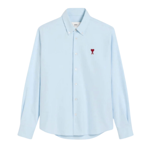 AMI de Coeur Cotton Oxford Button Down Shirt Sky Blue