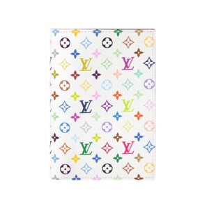 Louis Vuitton x Murakami Takashi Passport Cover Multicolore Blanc