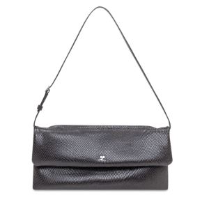 Courrèges Vipper snakeskin-embossed Clutch