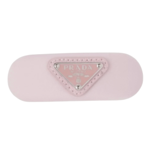 (W) Prada Re-Nylon Hair Clip Alabaster Pink
