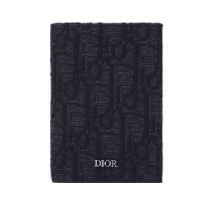 Dior Bi-Fold Card Holder Black Dior Oblique Jacquard