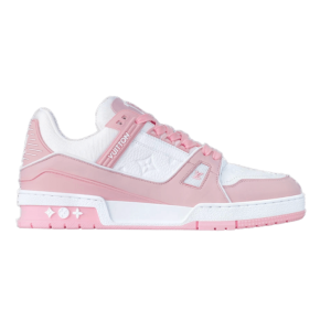 (W) Louis Vuitton LV Trainer Sneakers Rose
