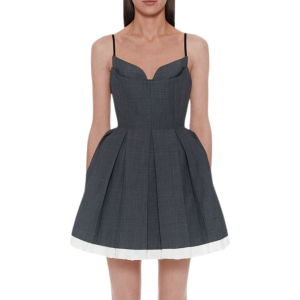 PLEATED CAMISOLE DRESS