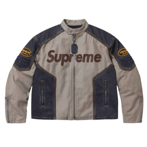 Supreme x Vanson Leathers Cordura Cotton Jacket Denim - 25SS